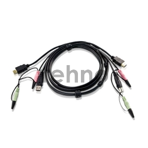 Кабель для переключателей ATEN Custom USB 2.0 HDMI KVM Cable L:1.8m*2L-7D02UH