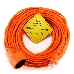 Удлинитель в бухте ""PowerCube"" 10А/2,2 кВт, 1 розетка, 30м, оранжевый, фото 2