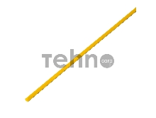Термоусадочная трубка 4,0/2,0 мм, желтая, упаковка 50 шт. по 1 м PROconnect