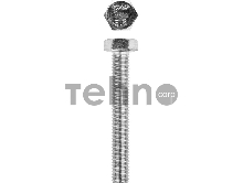 Болт ГОСТ 7798-70, M8 x 55 мм, 5 кг, кл. пр. 5.8, оцинкованный, ЗУБР