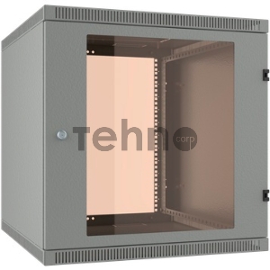 Шкаф коммутационный C3 Solutions WALLBOX LIGHT 15-63 G (NT176978) настенный 15U 600x350мм пер.дв.стекл несъемн.бок.пан. направл.под закл.гайки 100кг серый 300мм 20кг 744мм IP20 сталь