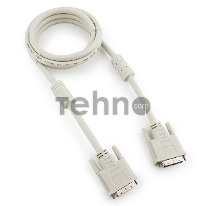 Кабель DVI-D dual link Gembird/Cablexpert CC-DVI2-6C, 25M/25M, 1.8м, экран, феррит.кольца, пакет