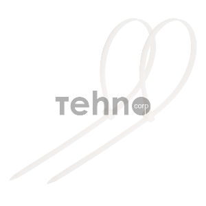 Хомут-стяжка кабельная нейлоновая PROconnect 100 x2,5 мм, белая, упаковка 100 шт.