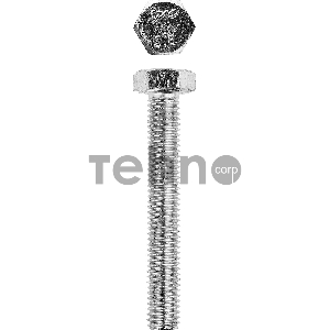 Болт ГОСТ 7798-70, M8 x 65 мм, 5 кг, кл. пр. 5.8, оцинкованный, ЗУБР