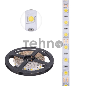 LED-лента 3 м 12 В 5050 2700 К IP23 60 LED/м для БП с клеммами LAMPER