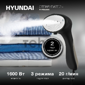 Отпариватель ручной Hyundai H-HS02690 1600Вт черный