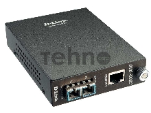 Медиаконвертер D-Link DMC-700SC с 1 портом 1000Base-T и 1 портом 1000Base-SX с разъемом SC для многомодового оптического кабеля (до 550 м)