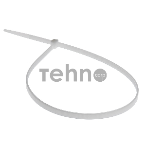 Хомут-стяжка кабельная нейлоновая REXANT 400 x4,8 мм, белая, упаковка 100 шт.