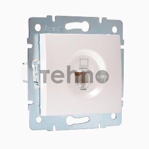 Механизм розетки компьютерн. 1-м СП KARINA RJ45 жемчуж./бел. перламутр LEZARD 707-3088-139