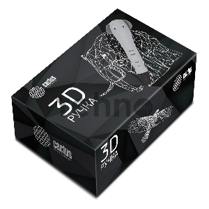 Ручка 3D Cactus CS-3D-PEN-G-SL PLA ABS LCD серебристый