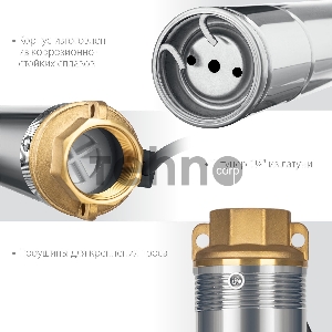 Насос скважинный Зубр НСЦ-75-40 550Вт 2700л/час
