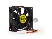 Вентилятор для корпуса Gembird 80x80x25mm, широкий разъем 4pin 8025K/FANCASE-4