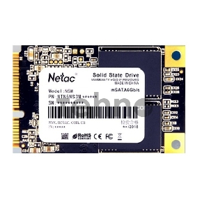 Накопитель SSD mSATA Netac 2.0Tb N5M Series <NT01N5M-001T-M3X> Retail (SATA3, up to 560/520MBs, 3D TLC/QLC)