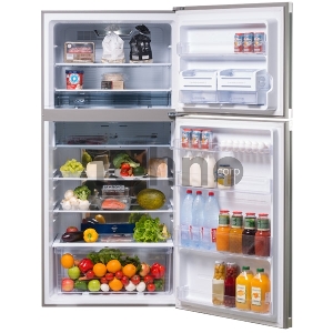 Холодильник Sharp SJ-XG60PMSL. 187x86.5x74 см. 422 + 178 л, No Frost. A++ Серебристый.