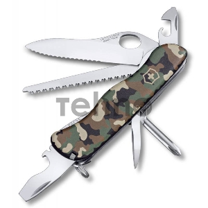 Нож перочинный Victorinox Trailmaster (0.8463.MW94) 111мм 12функций камуфляж карт.коробка