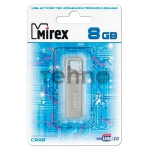 Флеш Диск 8GB Mirex Crab, USB 2.0