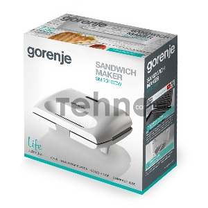 Электрогриль Gorenje SM701GCW 700Вт белый