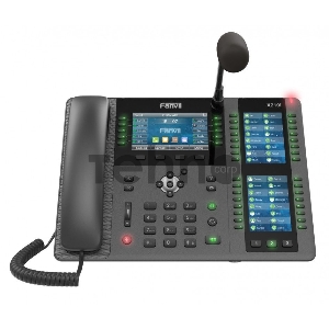 Телефон IP Fanvil X210i IP телефон 20 линий, внешний микрофон, цветной экран 4.3; + два доп. цветных экрана 3.5;, HD, Opus, 10/100/1000 Мбит/с, USB, Bluetooth, PoE