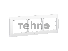 Электроустановочные изделия Legrand Legrand 771003 Рамка Galea Life 3 поста горизонтальная (белая)