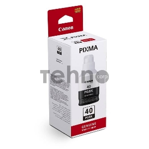 Контейнер с чернилами Canon GI-40 BK для GM2040/G5040/G6040. Чёрный. 6000 страниц.