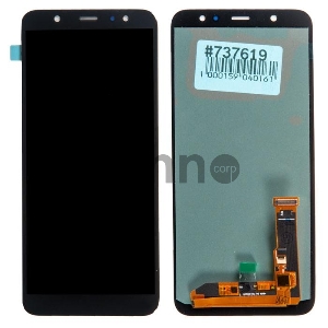 Дисплей в сборе с тачскрином (модуль) для Samsung Galaxy A6 Plus (SM-A605F) черный (2018) OLED