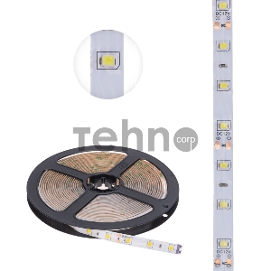 LED-лента 5 м 12 В 2835 2700 К IP65 60 LED/м для БП с клеммами LAMPER