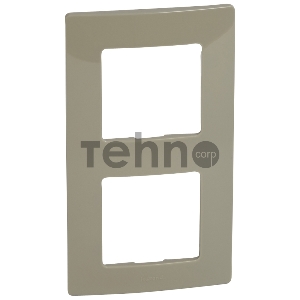 Рамка 2 поста, сл. кость ETIKA Рамка 2 поста, сл. кость