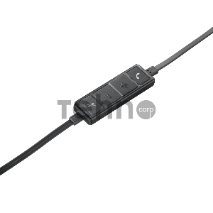 Наушники с микрофоном Logitech H650E черный 1.1м