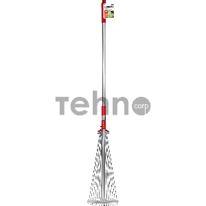 Грабли веерные GRINDA GХ-30 с алюминиевым черенком, регулируемые, длина 1240 мм