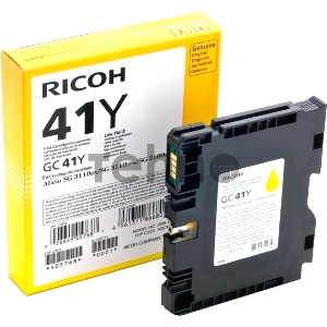 Картридж гелевый Ricoh GC 41Y (2.2К) желтый Aficio Aficio 3110DN/ 3110DNw/3100SNw/3110SFNw