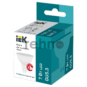 Лампа Iek LLE-MR16-7-230-40-GU5 светодиодная ECO MR16 софит 7Вт 230В 4000К GU5.3 IEK