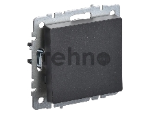 Выключ. 1-кл. IEK BRITE 10А ВС10-1-0-БрЧ черн.