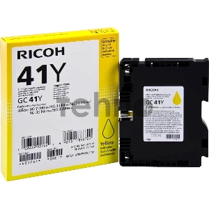 Картридж гелевый Ricoh GC 41Y (2.2К) желтый Aficio Aficio 3110DN/ 3110DNw/3100SNw/3110SFNw