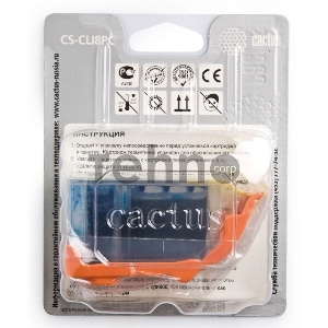 Картридж струйный Cactus CS-CLI8PC голубой для Canon MP970 iP6600D iP6700D (12ml)