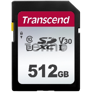 Карта памяти Transcend  512GB UHS-I U3 SD card