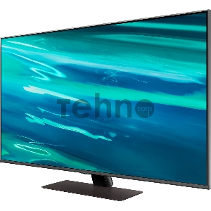 Телевизор Samsung 50 QE50Q80AAUXRU, QLED, Smart TV,Wi-Fi, Voice, PQI 3200, HDR 8х, HDR10+, DVB-T2/C/S2, 2.2 CH, 40W, OTS Lite, 4HDMI, 2USB, CARBON SILVER/SAND CARBON