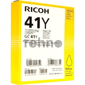 Картридж гелевый Ricoh GC 41Y (2.2К) желтый Aficio Aficio 3110DN/ 3110DNw/3100SNw/3110SFNw
