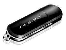 Флеш Диск Silicon Power 8Gb LuxMini 322 SP008GBUF2322V1K USB2.0 черный