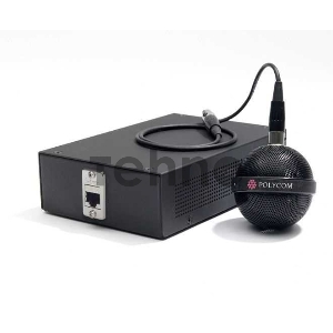 Микрофон потолочный Ceiling Microphone array - Black Primary. Includes 2ft/60cm drop cable, electronics Interface, wall plate with 10ft/3m & 50ft/15m plenum cable. For RealPresence Group, HDX & SoundStructure. See Extension for additonal arrays