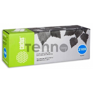 Тонер Картридж Cactus CS-CF210X черный для HP LaserJet Pro 200 M251/M276 (2400стр.)