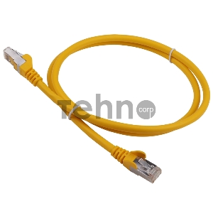 Кабель Патч-корд LANMASTER FTP,  вилка RJ-45,  вилка RJ-45,  кат.6А,  LSZH,  2м,  желтый [lan-pc45/s6a-2.0-yl]