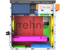 Корпус с блоком питания 500Вт./ Case Foxline FL-702, mATX, 1x5.25EXT, 1x3.5EXT, 2x3.5INT, 2xUSB2.0, HDA, w/o FAN, w/500W ATX PSU, w/1.2m EU pwr cord