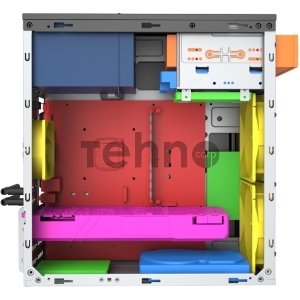 Корпус с блоком питания 500Вт./ Case Foxline FL-702, mATX, 1x5.25EXT, 1x3.5EXT, 2x3.5INT, 2xUSB2.0, HDA, w/o FAN, w/500W ATX PSU, w/1.2m EU pwr cord