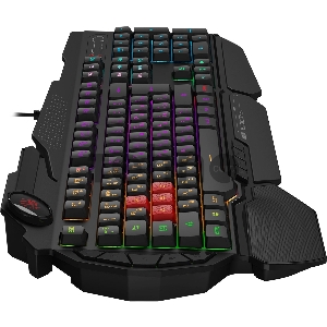 Клавиатура A4Tech Bloody B320N черный USB Multimedia for gamer LED (подставка для запястий) (B320N)