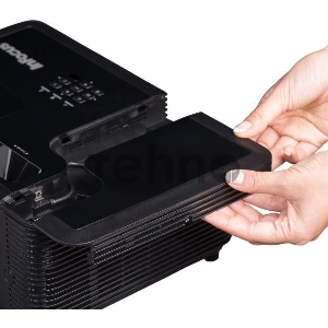 Проектор INFOCUS IN2134 DLP, 4500 ANSI Lm, XGA(1024х768), 28500:1, 1.48-1.93:1, 3.5mm in, Composite video, VGAin, HDMI 1.4aх3 (поддержка 3D), USB-A (для SimpleShare и др.),лампа 15000ч.(ECO mode), 3.5mm out, Monitor out(VGA),RS232,RJ45,21дБ, 4,5 кг