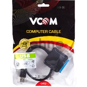 Кабель-адаптер USB3.0 ---SATA III 2.5/3,5+SSD, VCOM <CU816>