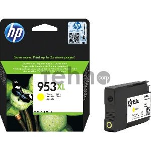 Картридж струйный HP 953XL F6U18AE желтый для HP OJP 8710/8715/8720/8730/8210/8725 (1600стр.)