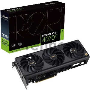 Видеокарта Asus PROART-RTX4070-O12G PCI-E 4.0 RTX 4070 12288Mb 192 GDDR6X 2535/21000 HDMIx1 DPx3 HDCP Ret