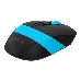 Мышь A4Tech Fstyler FG10S черный/синий оптическая (2000dpi) silent беспроводная USB (4but), фото 4