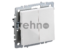 Выключ. 2-кл. IEK BRITE 10А ВС10-2-0-БрБ бел.